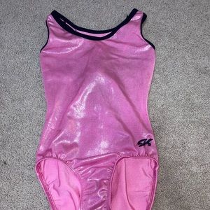 pink gymnastics leotard